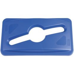 Rubbermaid couvercle 76211542 polypropylène bleu