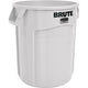 Rubbermaid poubelle 76013450 polyéthylène blanc