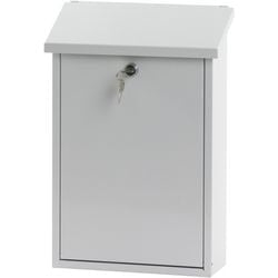 Boîte aux lettres en V 31024896 acier galvanisé blanc