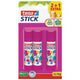 Bâton de colle tesa 57076-00200-04 2+1 transparent