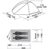 Tente Easy Camp Meteor 200 verte