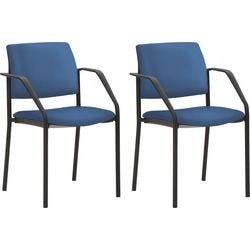 Chaise empilable mayer sitzmöbel 2518 tissu bleu