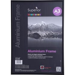 Cadre photo seco ala3-bk noir 307 mm x 307 mm
