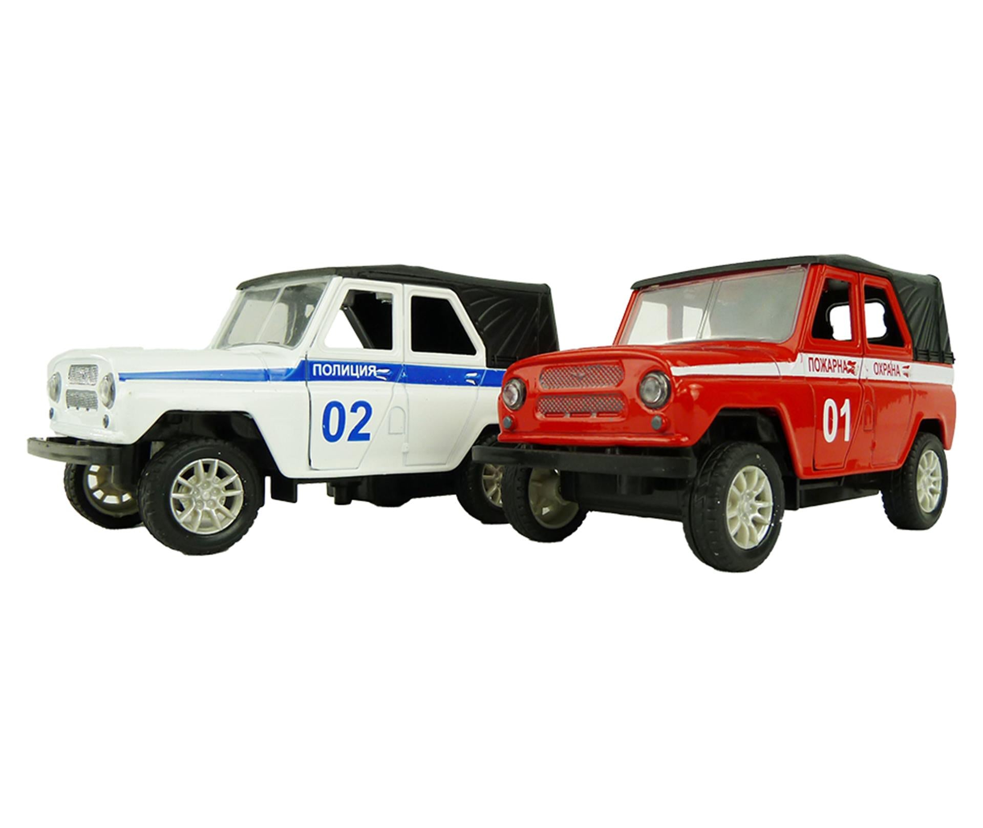 Aro jeep rouge ou blanc friction 1:32 sans lumière