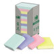Pic notes autocollantes post-it recyclées 38 x 51 pk 24 cartons assortiment de couleurs