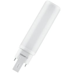 Tube fluorescent LED Sram o mat G24D-2 7 W blanc froid