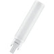 Tube fluorescent LED Sram o mat G24D-3 10 W blanc chaud