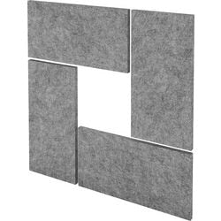 Éléments muraux acoustiques Bach Hammerer Vawp65 gris polaire