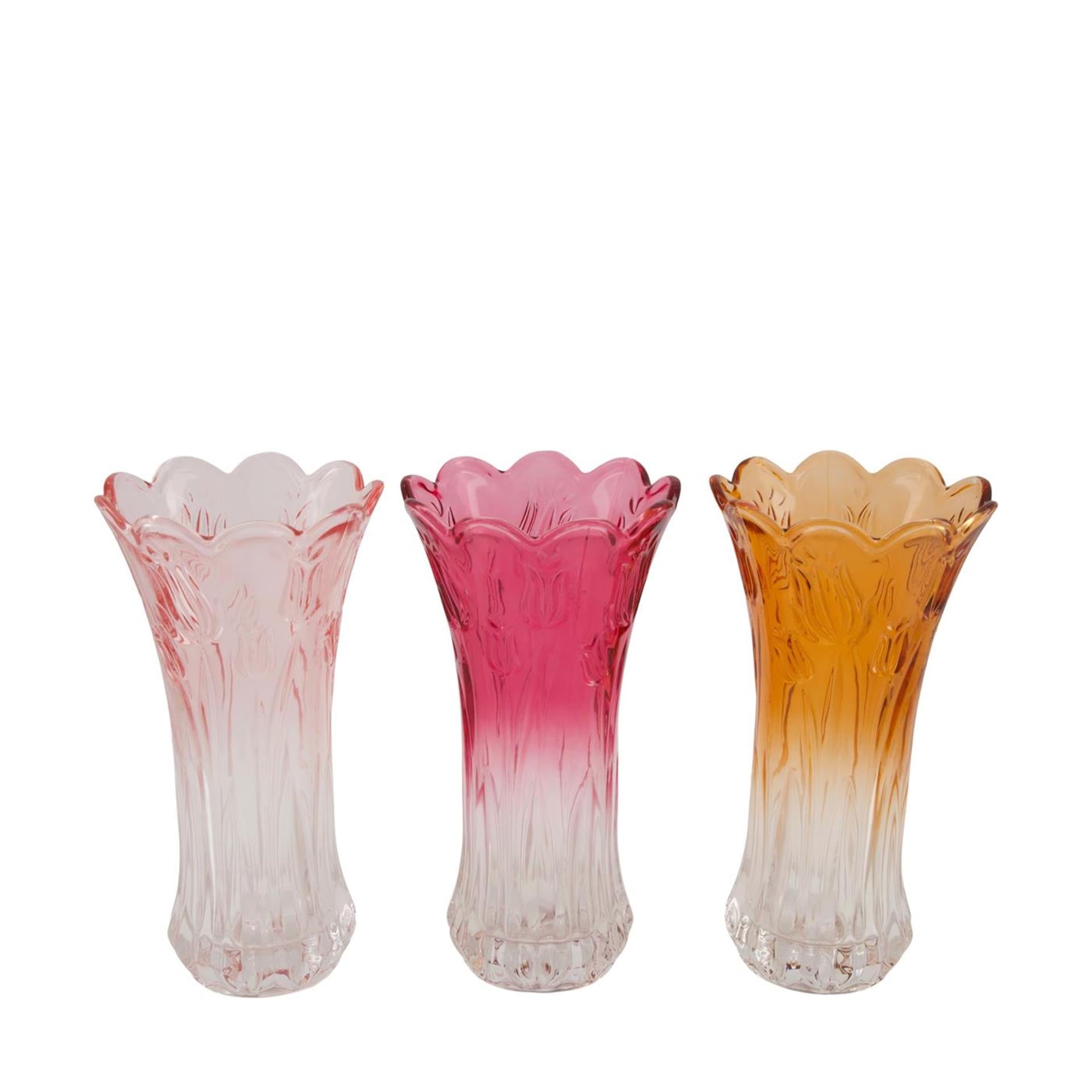 Vase collections naturelles Dijk verre ø13xh23,5cm