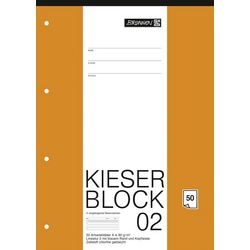 Bloc-notes brunen a4