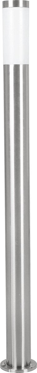 Eglo helsinki poteau de jardin - lampe sur pied d'extérieur - e27 - 110 cm - acier inoxydable