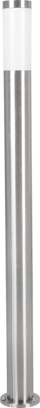 Eglo helsinki poteau de jardin - lampe sur pied d'extérieur - e27 - 110 cm - acier inoxydable