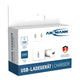 Ansmann Téléphone Charger Block USB-A WHITE