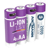 ANSMANN BAT RECHARGable AA et USB-C