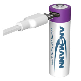 ANSMANN BAT RECHARGable AA et USB-C
