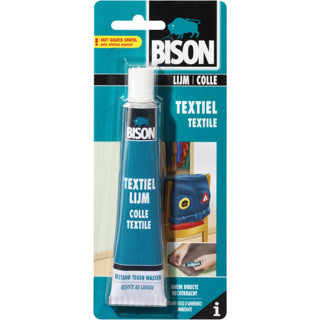 Tube de colle textile de bison 50 ml transparent