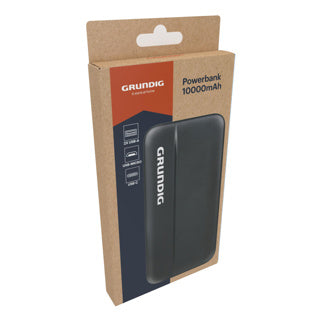 Banque d'alimentation 10000mah noir | 2 pièces