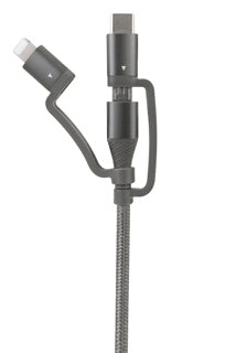 3 en 1 dates et câble de charge de 120 cm de long