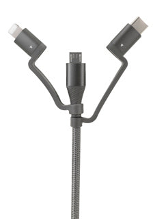 3 en 1 dates et câble de charge de 120 cm de long