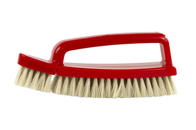 Luva ensemble de brosses à chaussures en poils de porc blancs en plastique