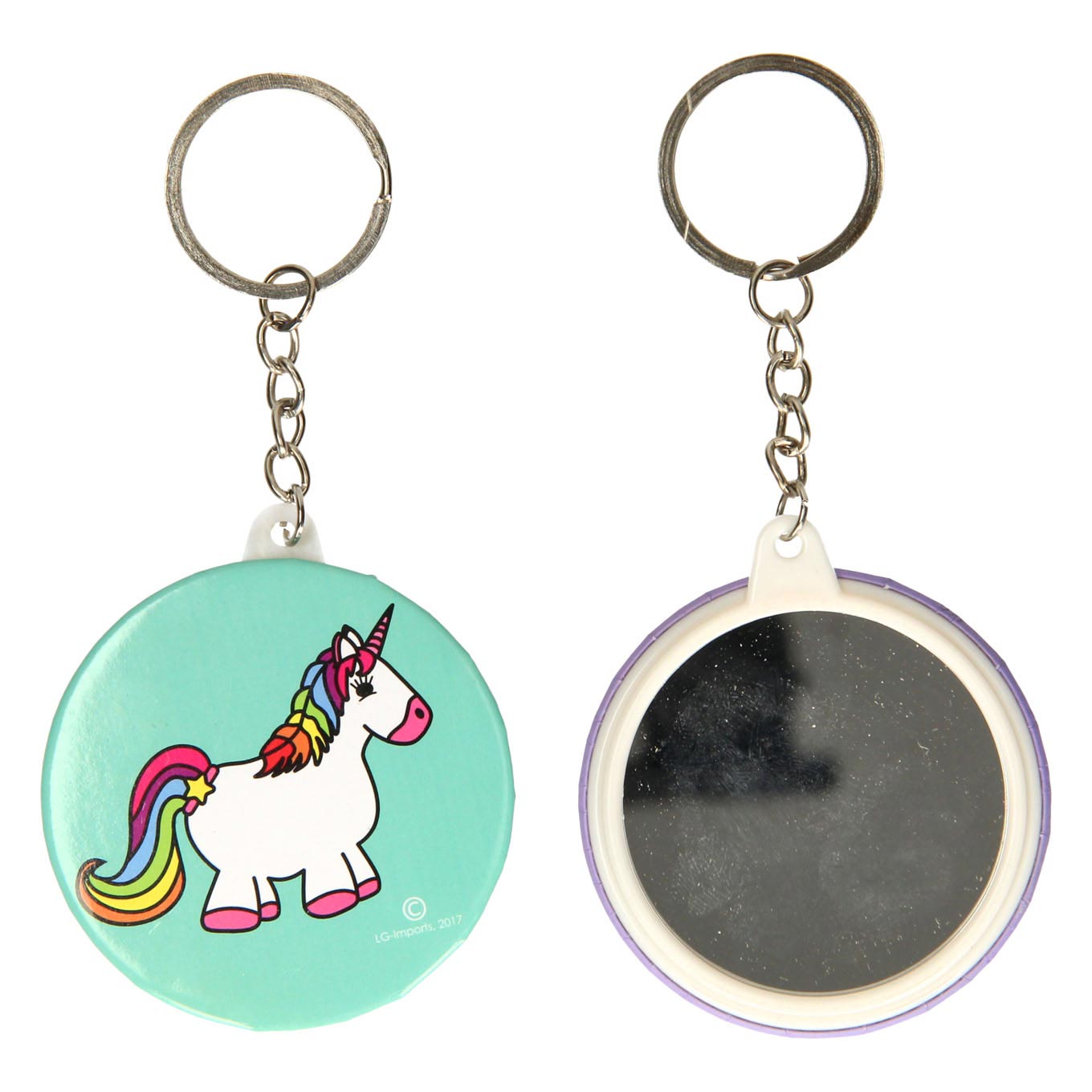 LG importe une bague clé avec un miroir à licorne