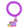 Bracelet à corde de licorne avec charme