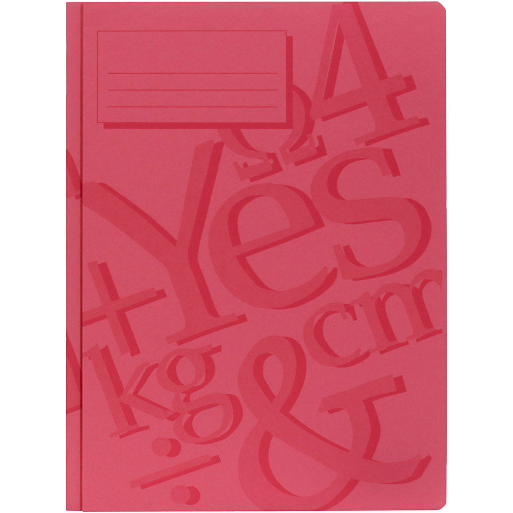 Classeur, A4, rouge, 100 pièces 1 boîte