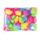 LG importations Ring Rainbow Ball Ring Rainbow Fluffy, 12st.