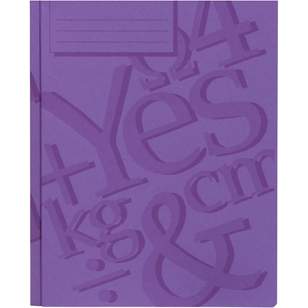 Classeur, A4, Violet, 100 pièces 1 boîte