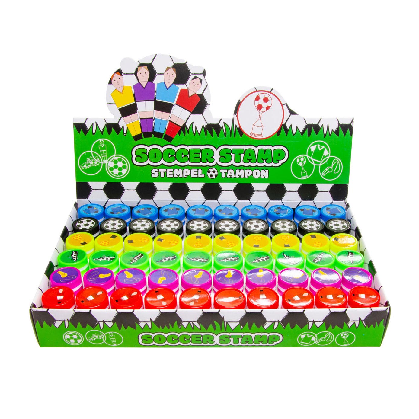 Tampons de football, 60e.