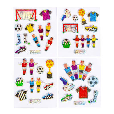 LG-IMPORTS Autocollants football scintillant