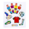 LG-IMPORTS Autocollants football scintillant
