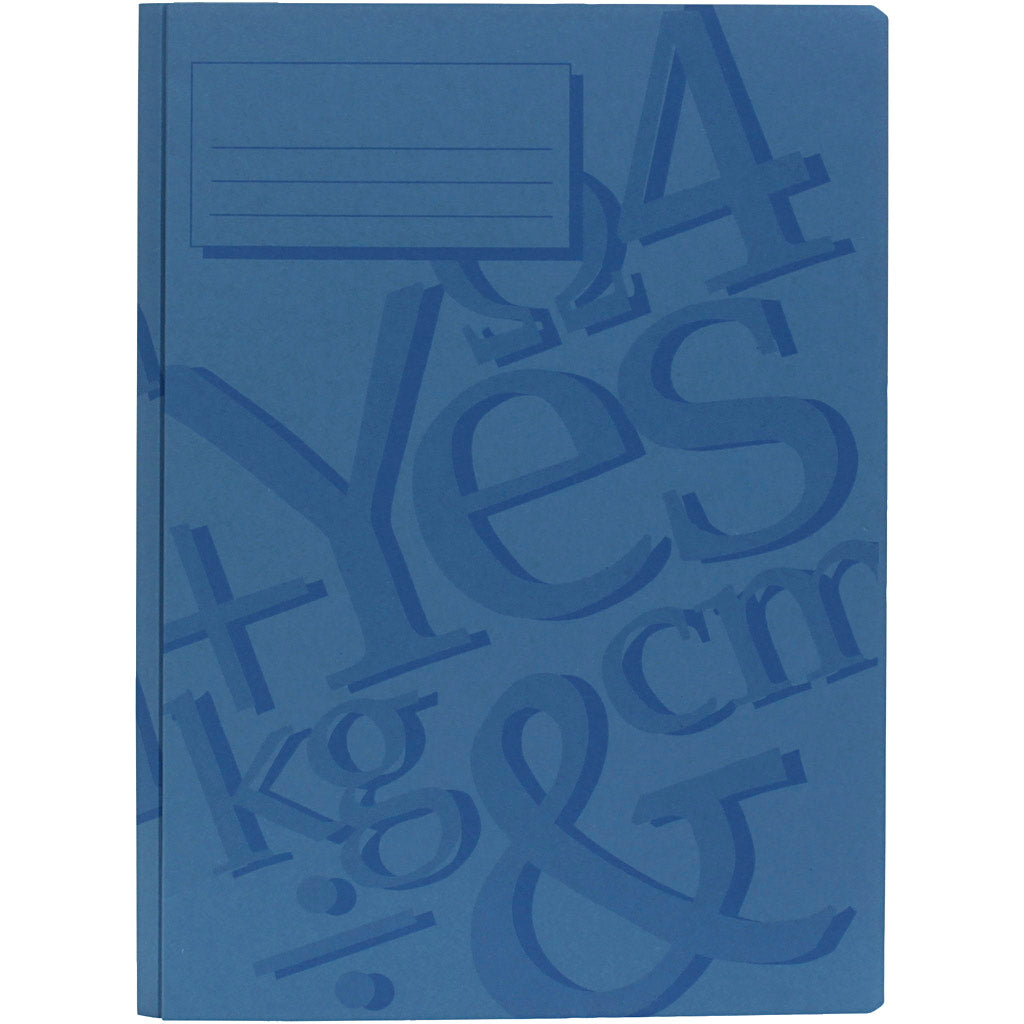Classeur, A4, bleu, 100 pièces 1 boîte