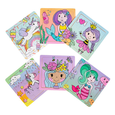 Puzzle en bois lg-imports (princesse, licorne ou sirène)
