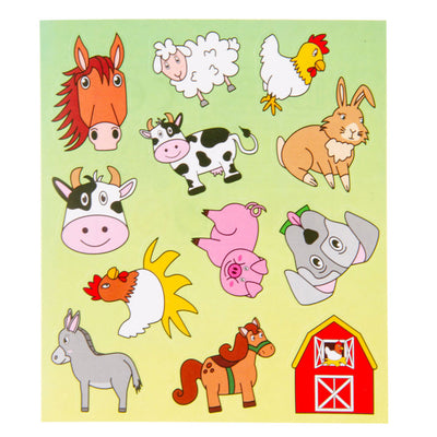 LG-IMPORTS Stickervel Farm Animaux