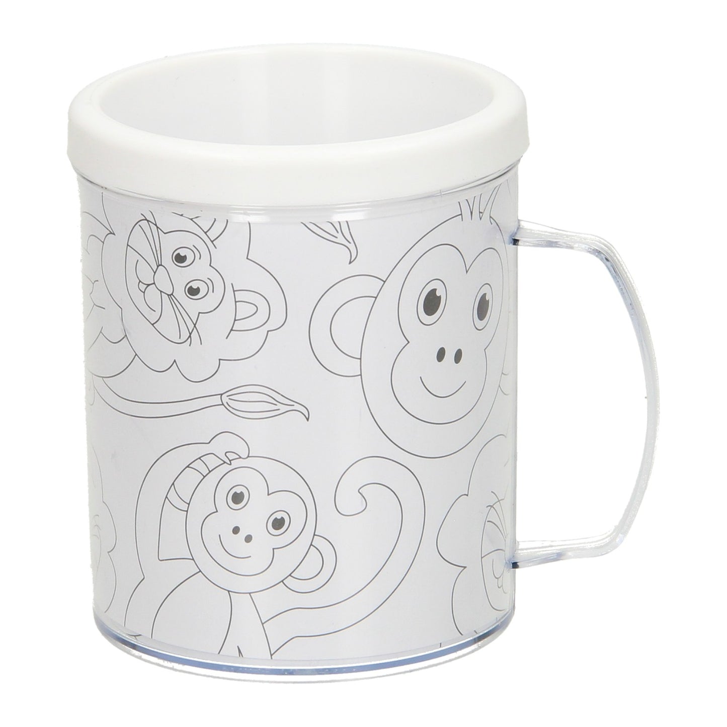 Colorez votre propre tasse d'animaux sauvages