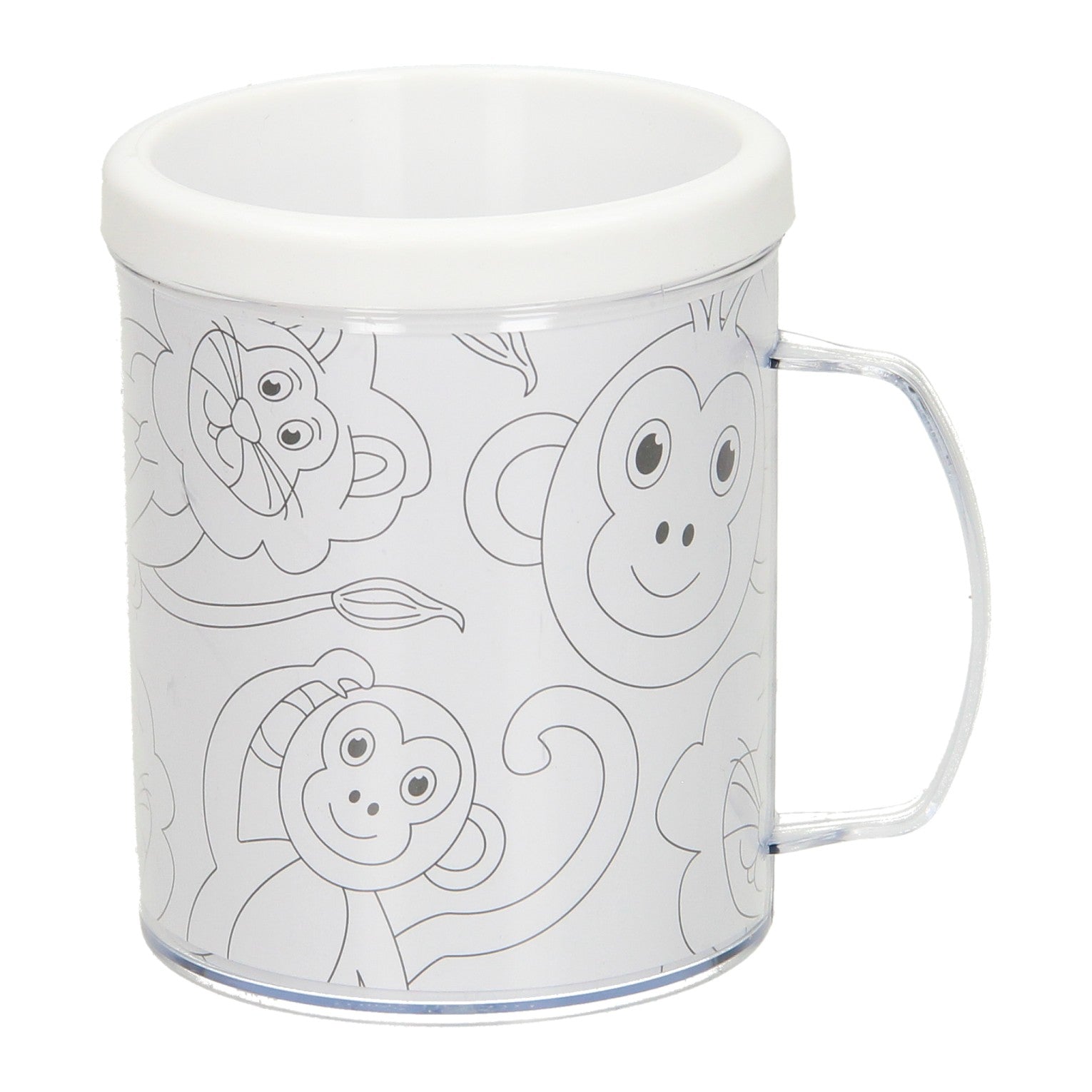 Colorez votre propre tasse d'animaux sauvages