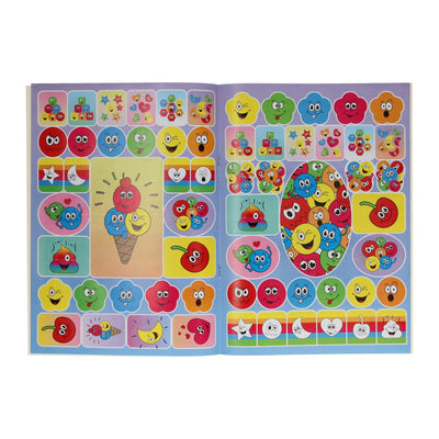 LG-IMPORTS Colorbook avec Stickervel un sourire