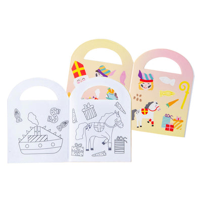 Livre de coloriage Duckiez avec autocollants Sinterklaas
