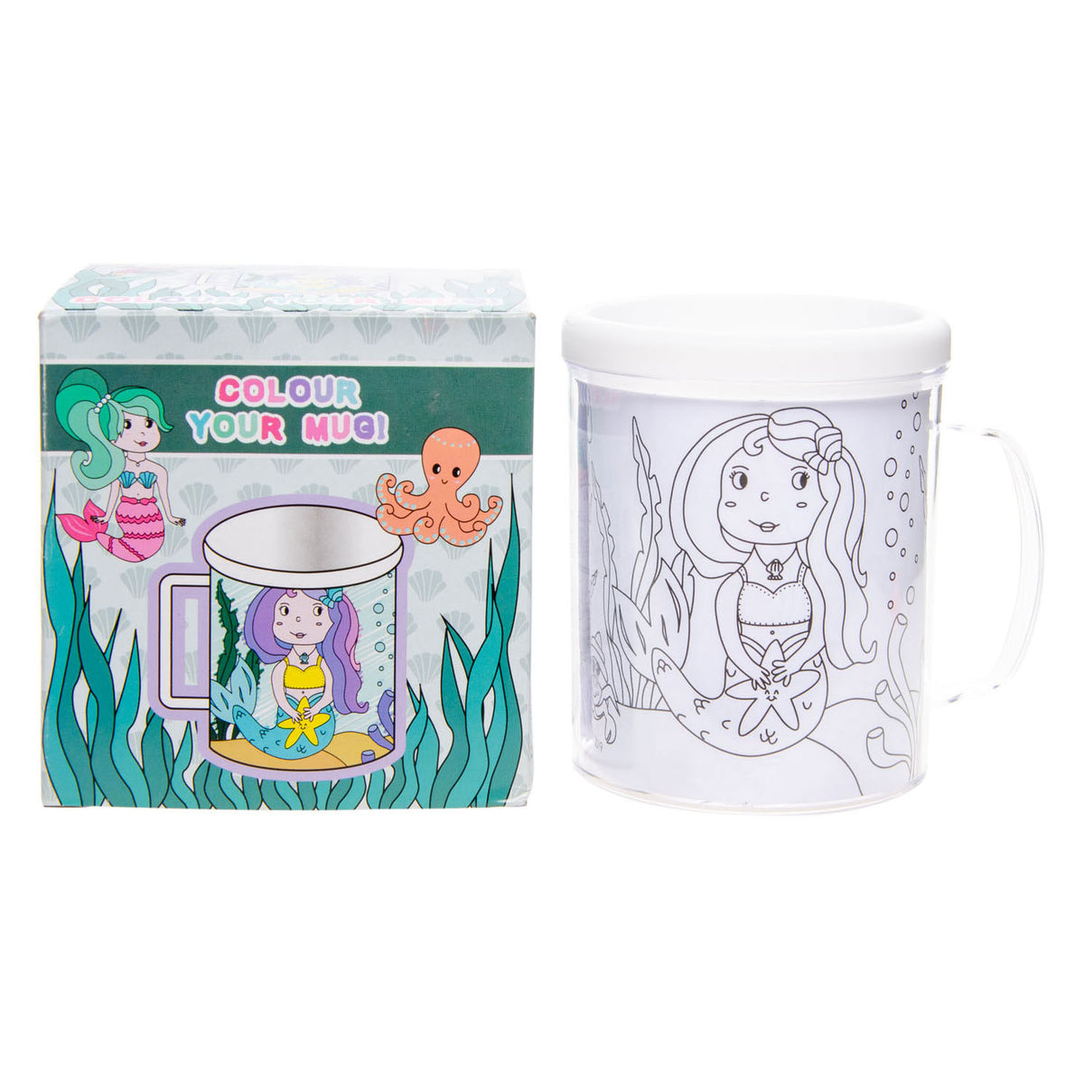 Color votre propre tasse sirène