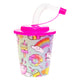 LG Imports Cup avec couvercle et licorne de paille, 12e.