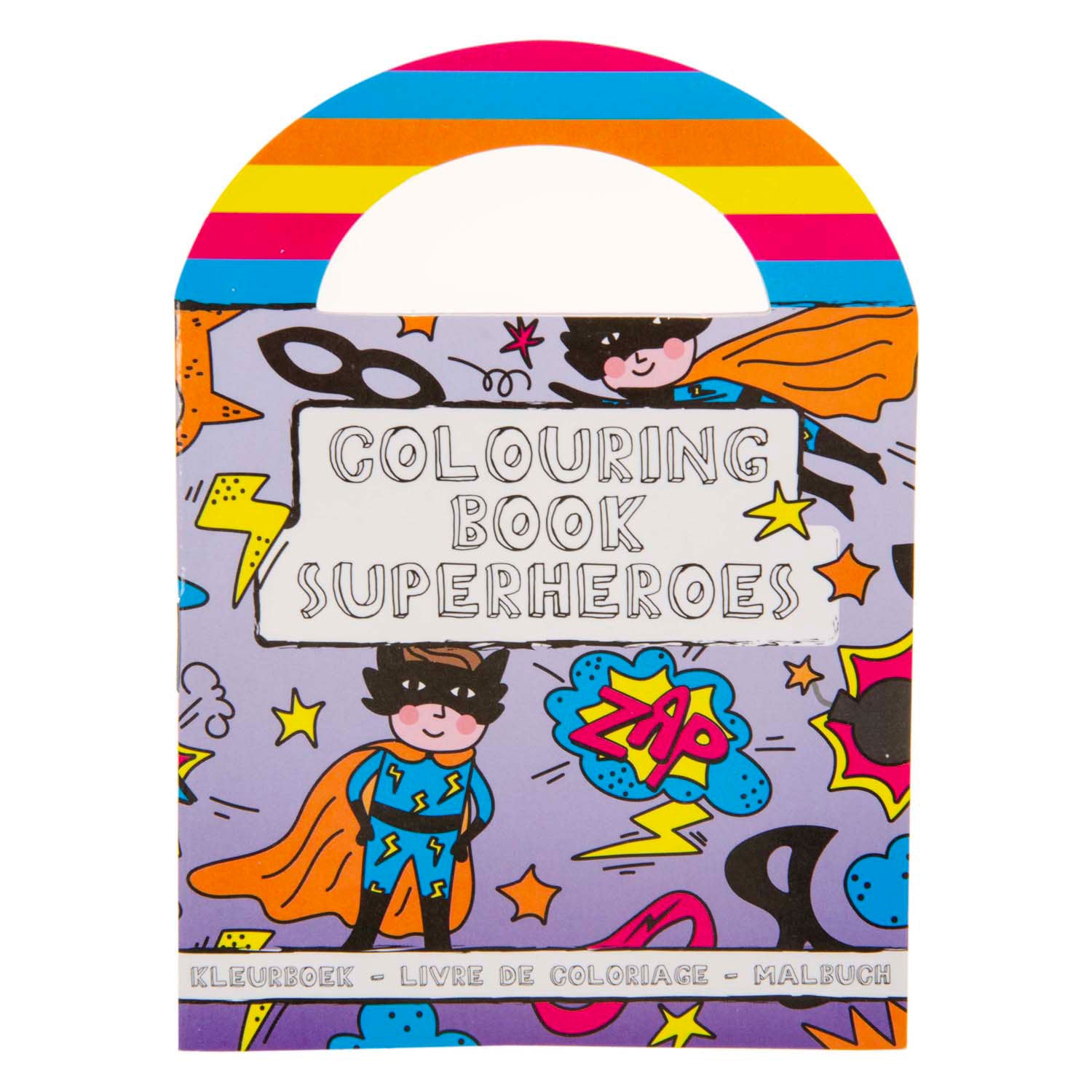 LG-IMPORTS COLORING Book avec autocollants super-héros