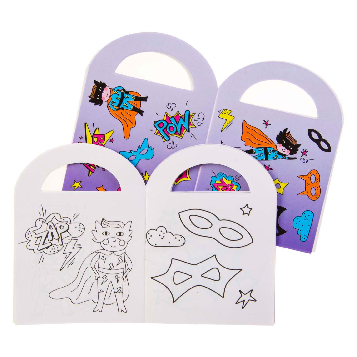 LG-IMPORTS COLORING Book avec autocollants super-héros