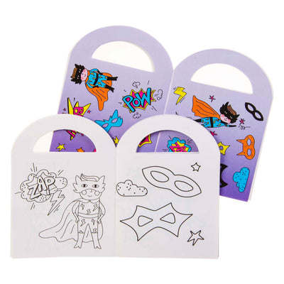 LG-IMPORTS COLORING Book avec autocollants super-héros