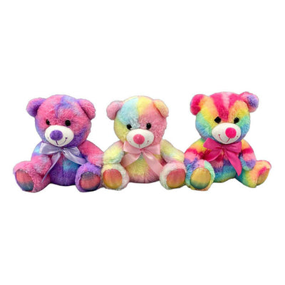 Duckiez Cuddly Bear Rainbow Colors - 21 cm
