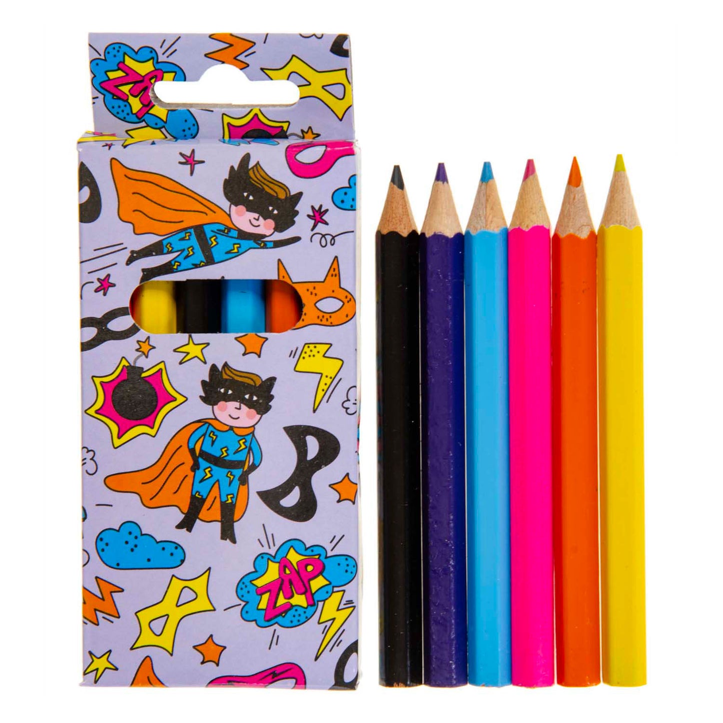 LG Importe des crayons de couleur Superhero, 6e.