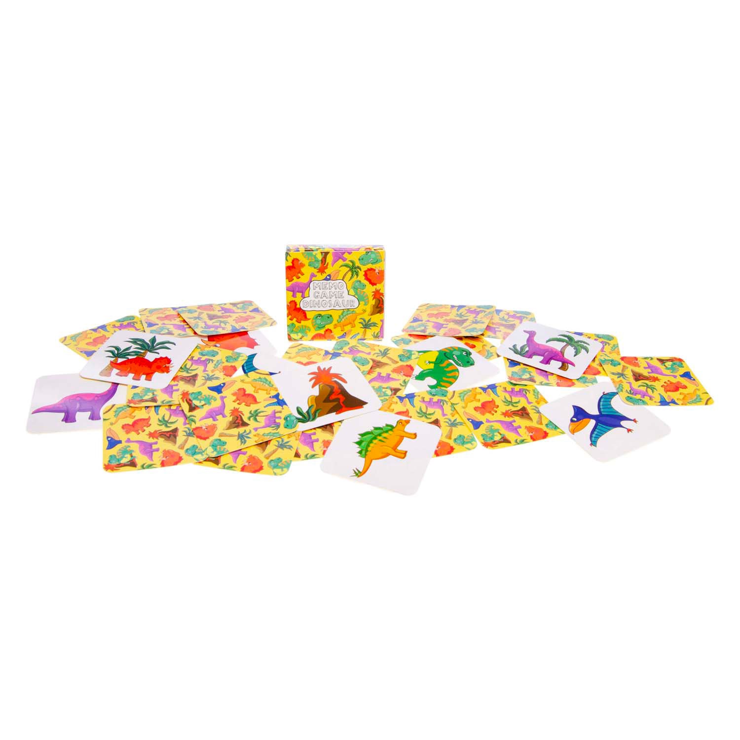 Duckiez Mini Memospel Dino, 28 cartes