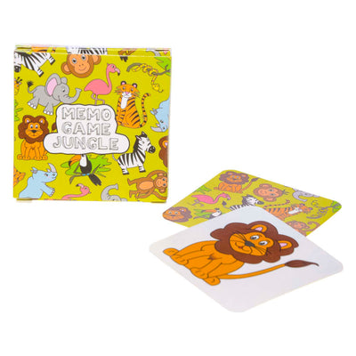Duckiez mini jeu mémo animaux plus sauvages, 28 cartes