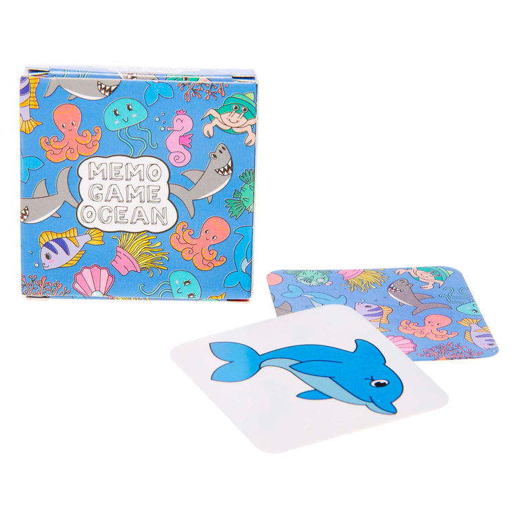 Duckiez Mini Memo Game Marine Animaux, 28 cartes