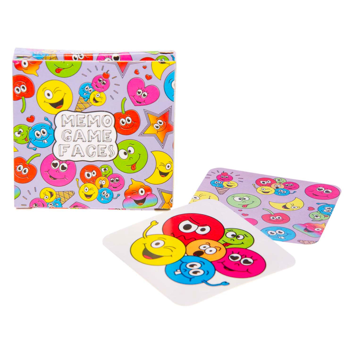 Duckiez Mini Memospel Laughing Face, 28 cartes